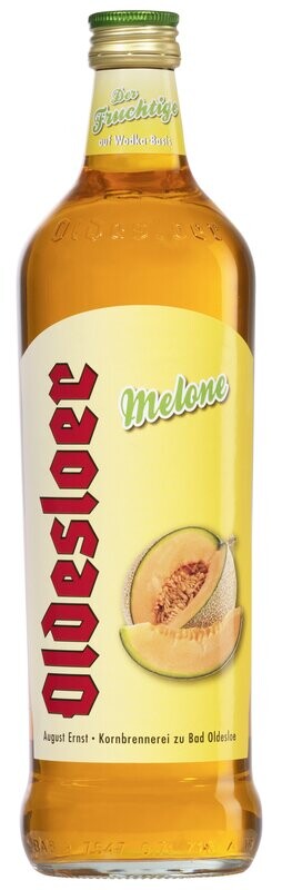 Oldesloer Melone 16% vol. / 0,7l Flasche / 7,99 € Oldesloer Melone 16% vol. / 0,7l Flasche / 7,99 €