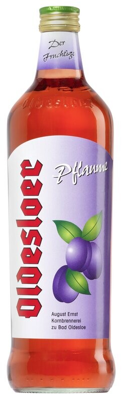Oldesloer Pflaume 16% vol. / 0,7l Flasche / 7,99 € Oldesloer Pflaume 16% vol. / 0,7l Flasche / 7,99 €
