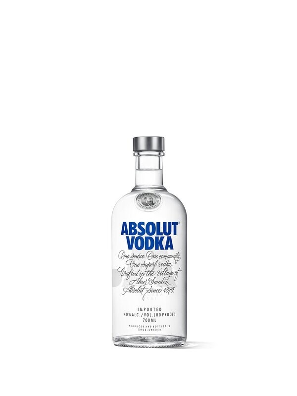 Absolut Vodka 40% vol. /
0,7l Flasche /
15,99€ Absolut Vodka 40% vol. /
0,7l Flasche /
15,99€