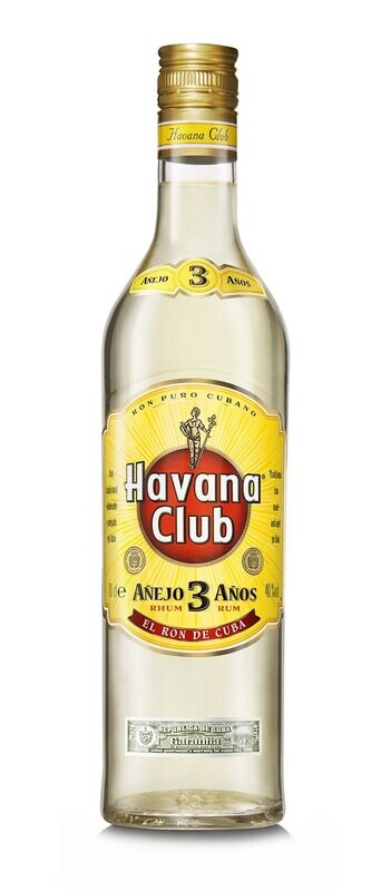 Havanna Club 3 Años 40% vol. / 0,7l Flasche / 15,99€ Havanna Club 3 Años 40% vol. / 0,7l Flasche / 15,99€