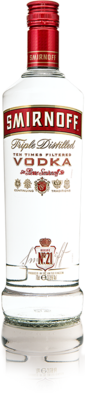 Smirnoff Vodka Red Label/ 37,5% vol. / 0,7l Flasche / 14,99 €