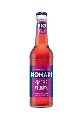 Bionade Himbeer-Pflaume (12x 0,33l FL Glas / 11,99€ inkl. MwSt. zzgl. Pfand)