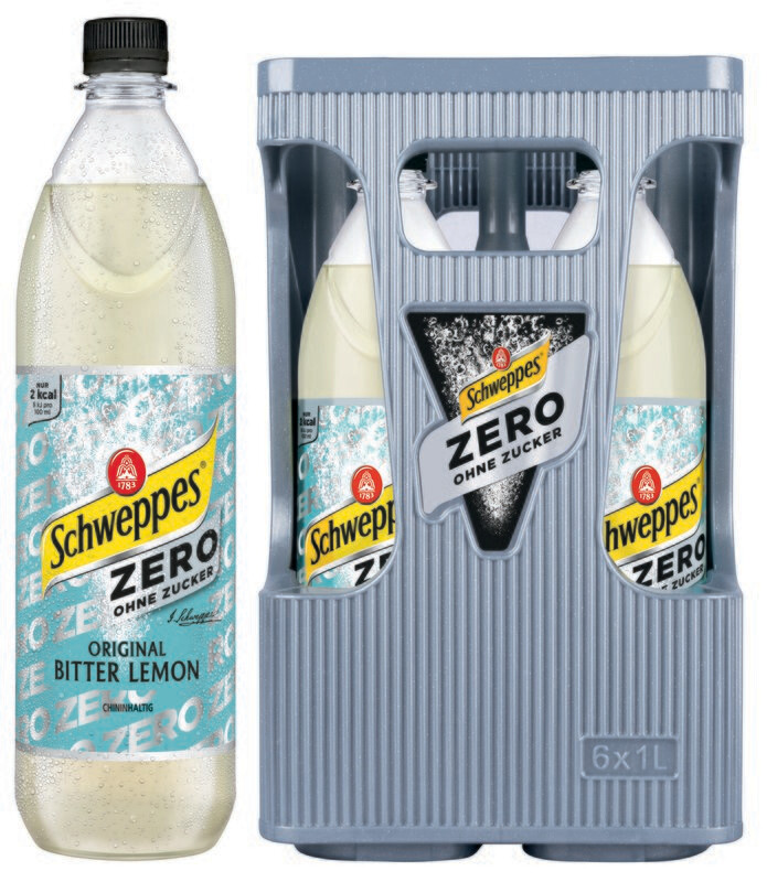 Schweppes Bitter Lemon Zero
(6x 1,0l PET FL 11, 49€ inkl. MwSt. zzgl. Pfand) Schweppes Bitter Lemon Zero
(6x 1,0l PET FL 11, 49€ inkl. MwSt. zzgl. Pfand)