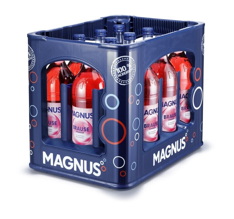 Magnus Himbeer-Brause
(12x 0,75l Glas FL 9,99 € inkl. MwSt. zzgl. Pfand) Magnus Himbeer-Brause
(12x 0,75l Glas FL 9,99 € inkl. MwSt. zzgl. Pfand)