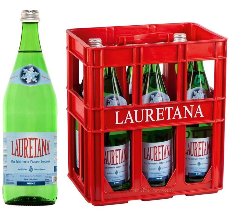 Lauretana Still (06x 1,00l FL Glas 11,99 € inkl. MwSt. zzgl. Pfand) Lauretana Still (06x 1,00l FL Glas 11,99 € inkl. MwSt. zzgl. Pfand)