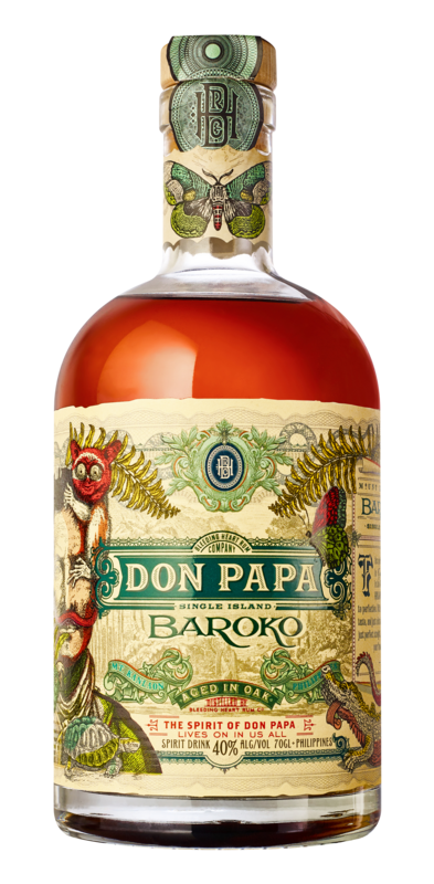 Don Papa Baroko Rum 40% vol. / 0,7l Flasche / 36,95 € Don Papa Baroko Rum 40% vol. / 0,7l Flasche / 36,95 €