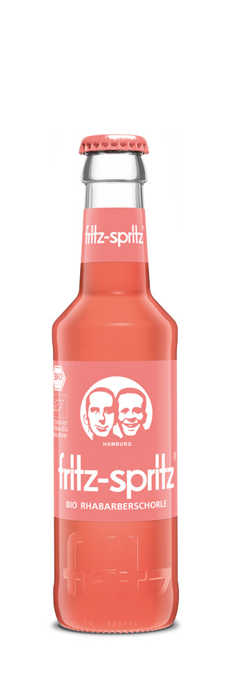 fritz-spritz-bio Rhababerschorle (24x 0,2l FL Glas 21,99 € inkl. MwSt. zzgl. Pfand)