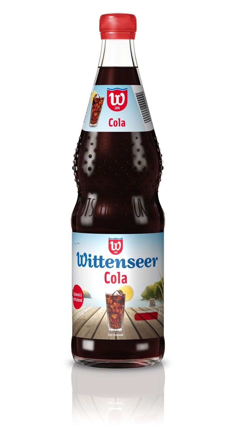 Wittenseer Cola (12x 0,7l FL Glas 9,79 € inkl. MwSt. zzgl. Pfand)