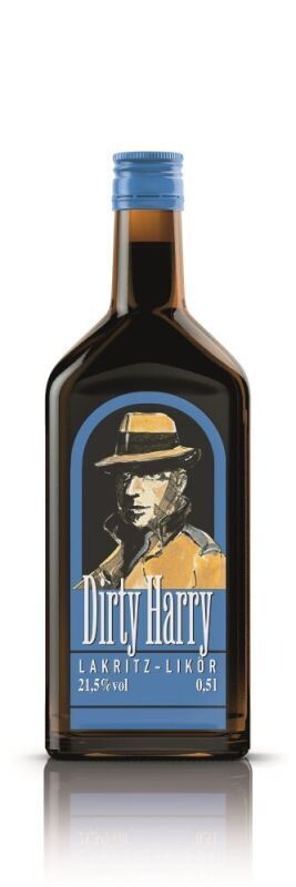 Dirty Harry Lakritz- Likör/ 21,5% vol. /0,5l Flaschen / 8,49€ Dirty Harry Lakritz- Likör/ 21,5% vol. /0,5l Flaschen / 8,49€