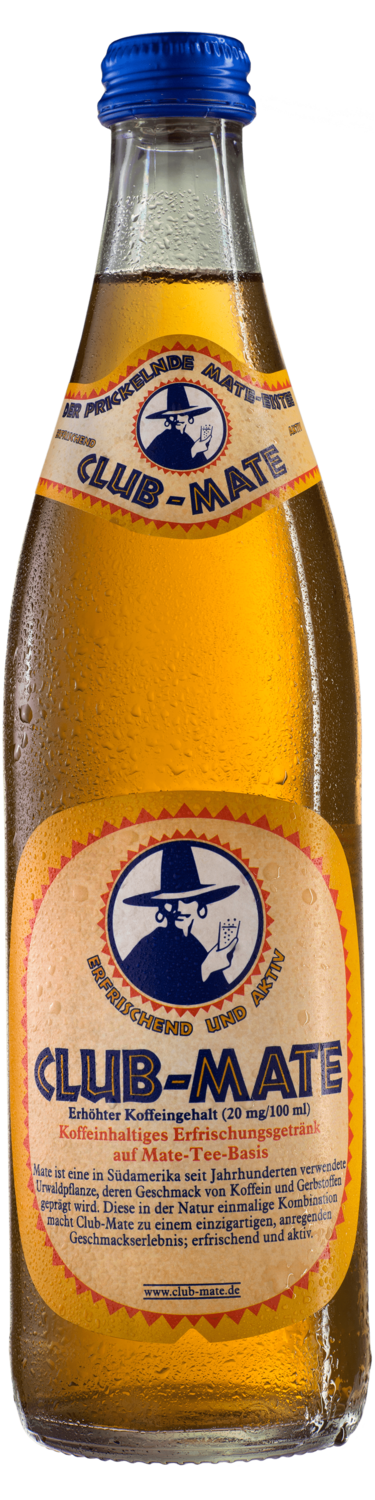 Club Mate  (20x 0,5l Glas FL 17,99 € inkl. MwSt. zzgl. Pfand)