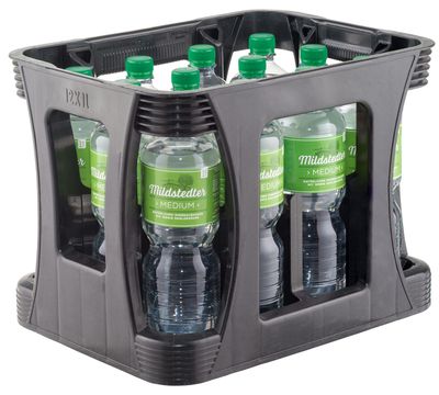 Mildstedter Mineralwasser Medium  (12x 1,0l PET FL 7,99 € inkl. MwSt. zzgl. Pfand)