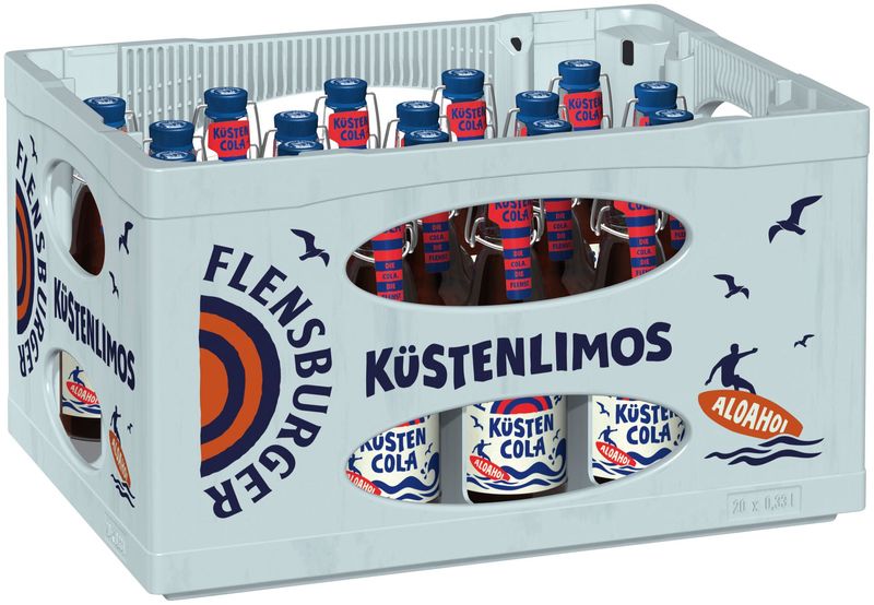 Flensburger Küsten Cola (20x 0,33l  FL Glas 18.99€ inkl. MwSt. zzgl. Pfand)