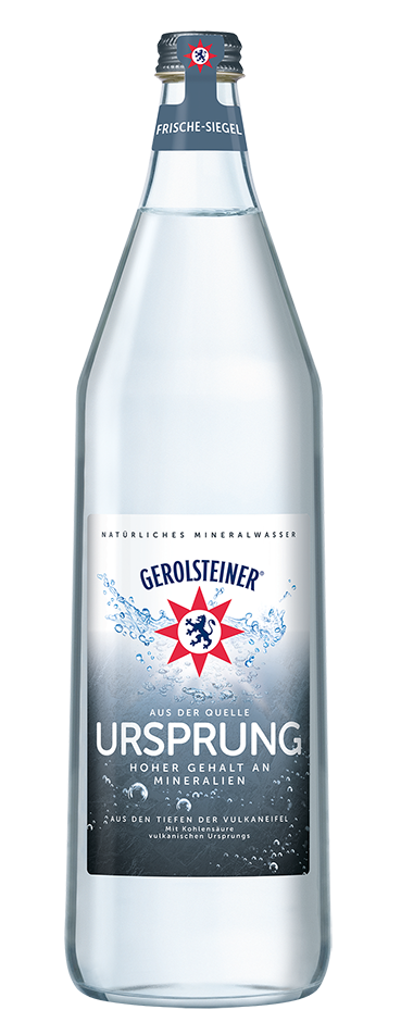 Gerolsteiner Ursprung (06x 1,0l FL Glas 9,99 € inkl. MwSt. zzgl. Pfand)
