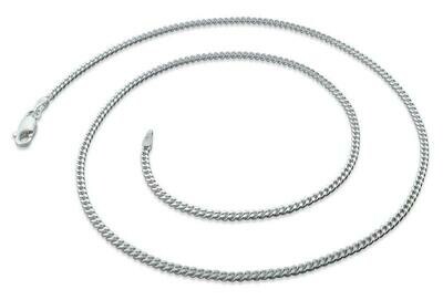 Sterling Silver 18&quot; Curb Chain