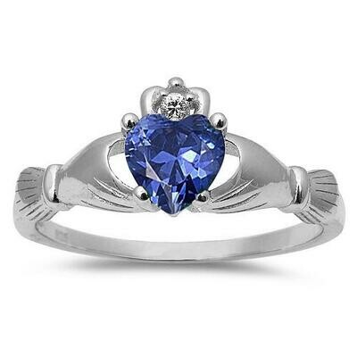 Tanzanite Claddagh Ring