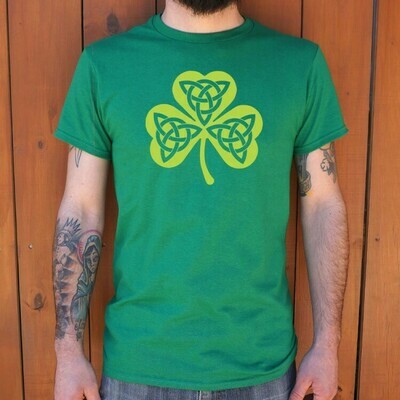 Celtic Shamrock Men&#39;s Kelly Green Tee