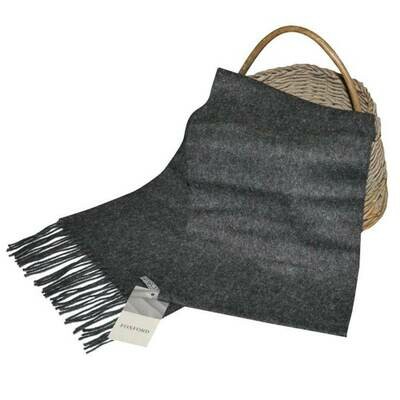 Gray Lambswool Scarf
