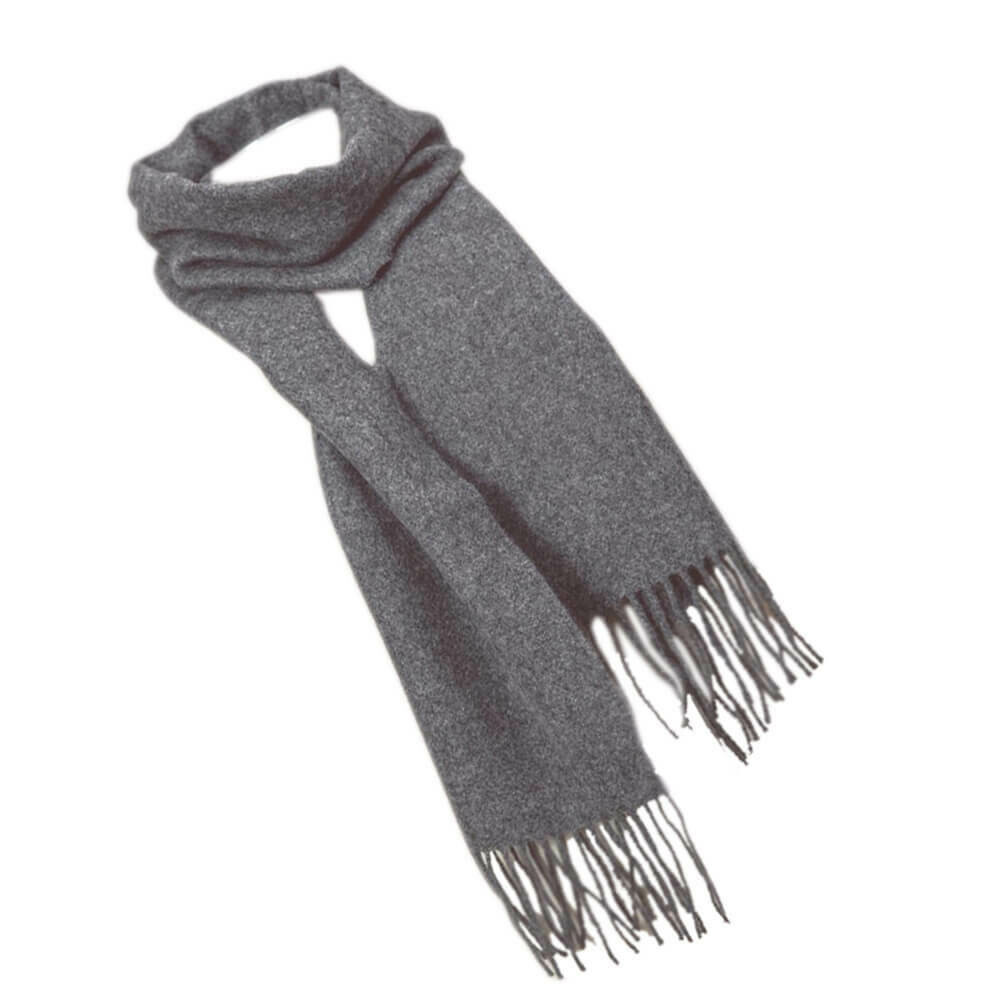 Lambswool Scarf – Light Gray