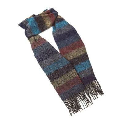 Striped Lambswool Scarf from Ireland