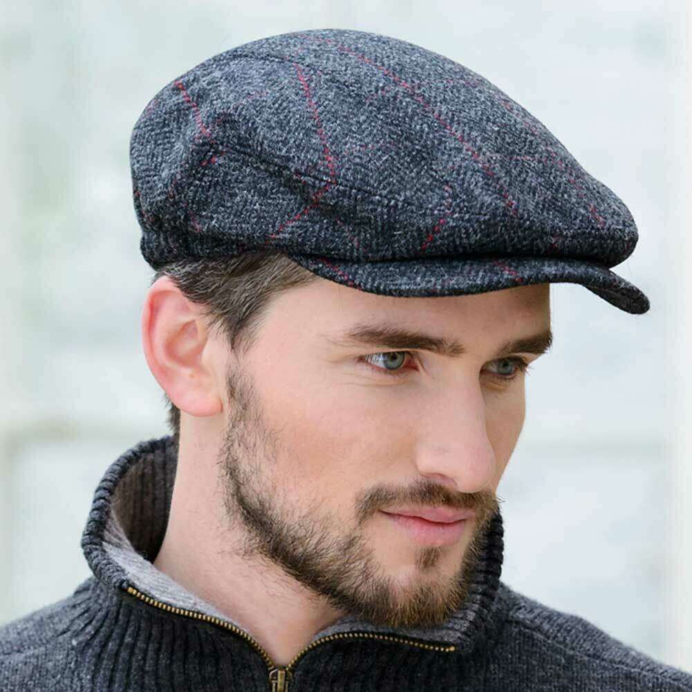 Irish Wool Flat Cap – Gray
