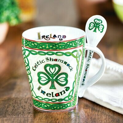 Celtic Mug and Spoon Set