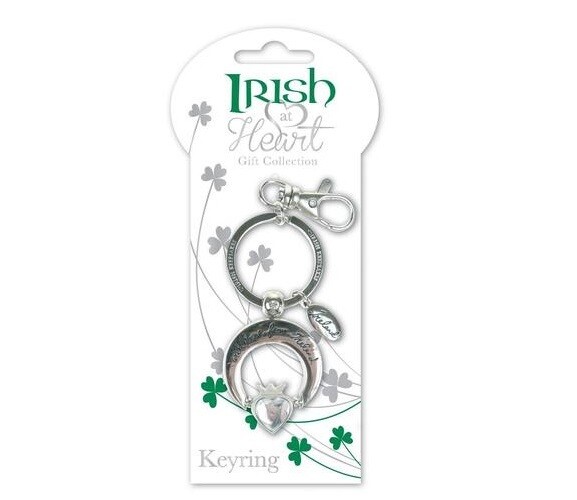 Irish at Heart Keychain