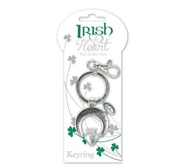 Irish at Heart Keychain