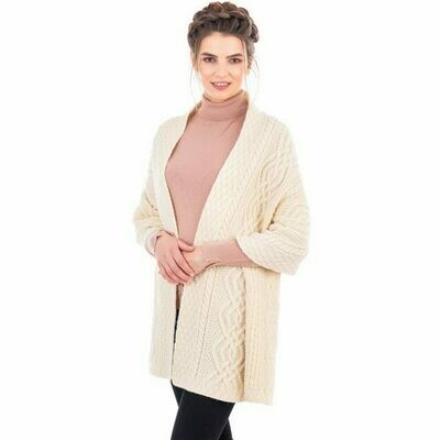 Cable Wool Shawl