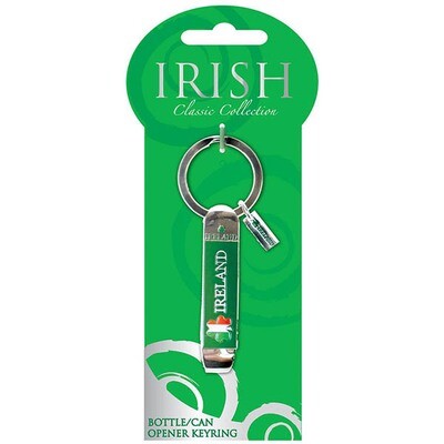 Ireland Bottle Opener Keychain