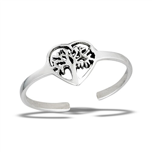 Sterling Tree of Life Toe Ring