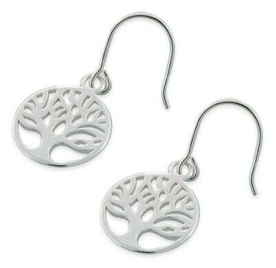 Sterling Silver Tree of Life Earrings