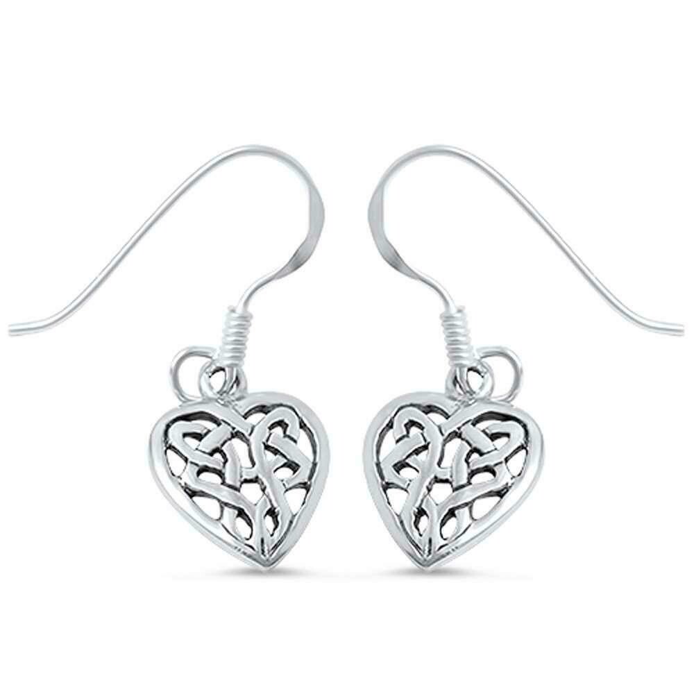 Sterling Heart Knot