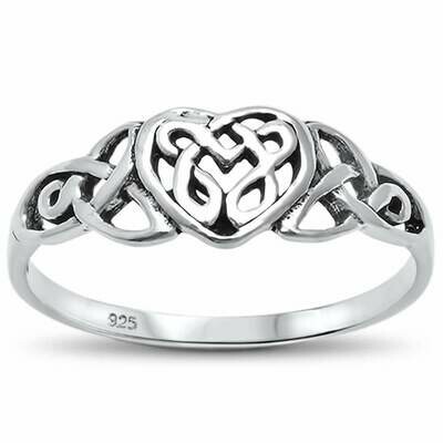 Sterling Celtic Heart