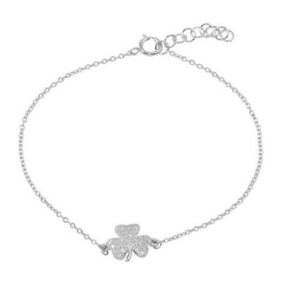 Sterling Clover Bracelet