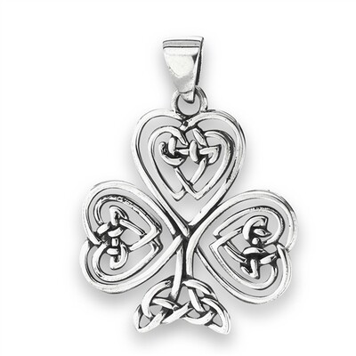 Sterling Celtic Shamrock