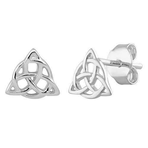 Sterling Triquetra Post