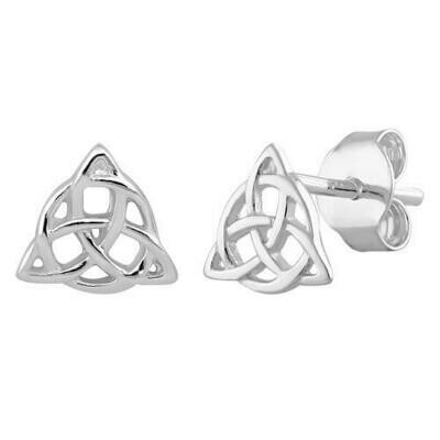 Sterling Triquetra Post