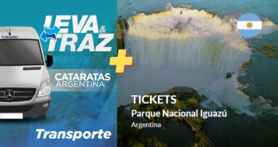 TRANPORTE + INGRESSO CATARATAS DO IGUAÇU - ARGENTINA TRANPORTE + INGRESSO CATARATAS DO IGUAÇU - ARGENTINA