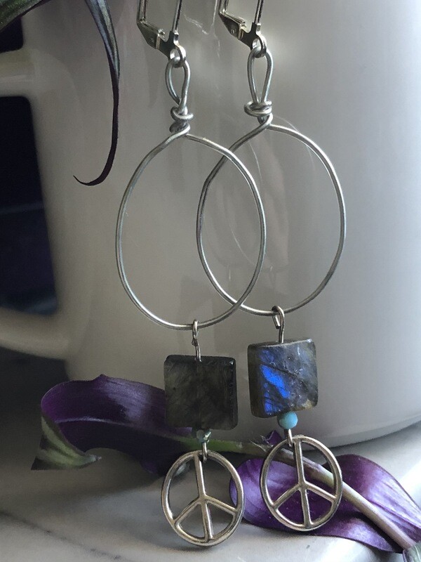 Peace Sign Earrings