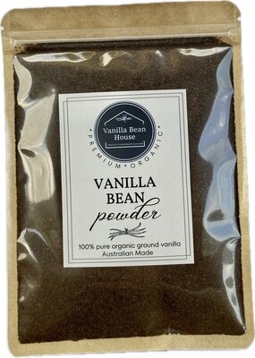 100g - Organic Ground Vanilla Powder