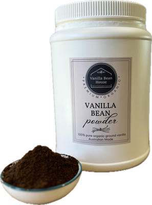 Organic Vanilla Bean Powder - Bulk Size 1kg