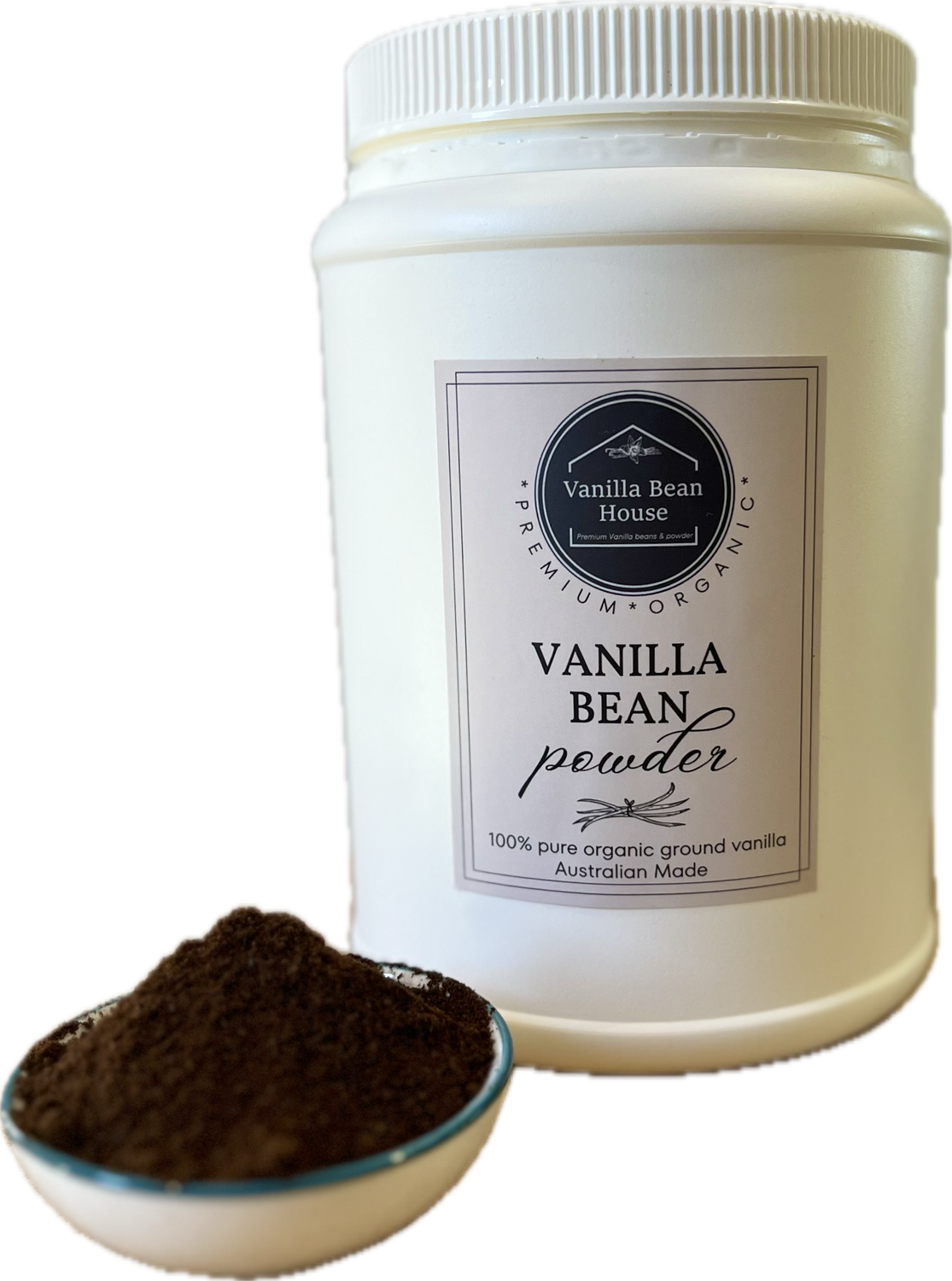 Organic Vanilla Bean Powder - Bulk Size 1kg Organic Vanilla Bean Powder - Bulk Size 1kg