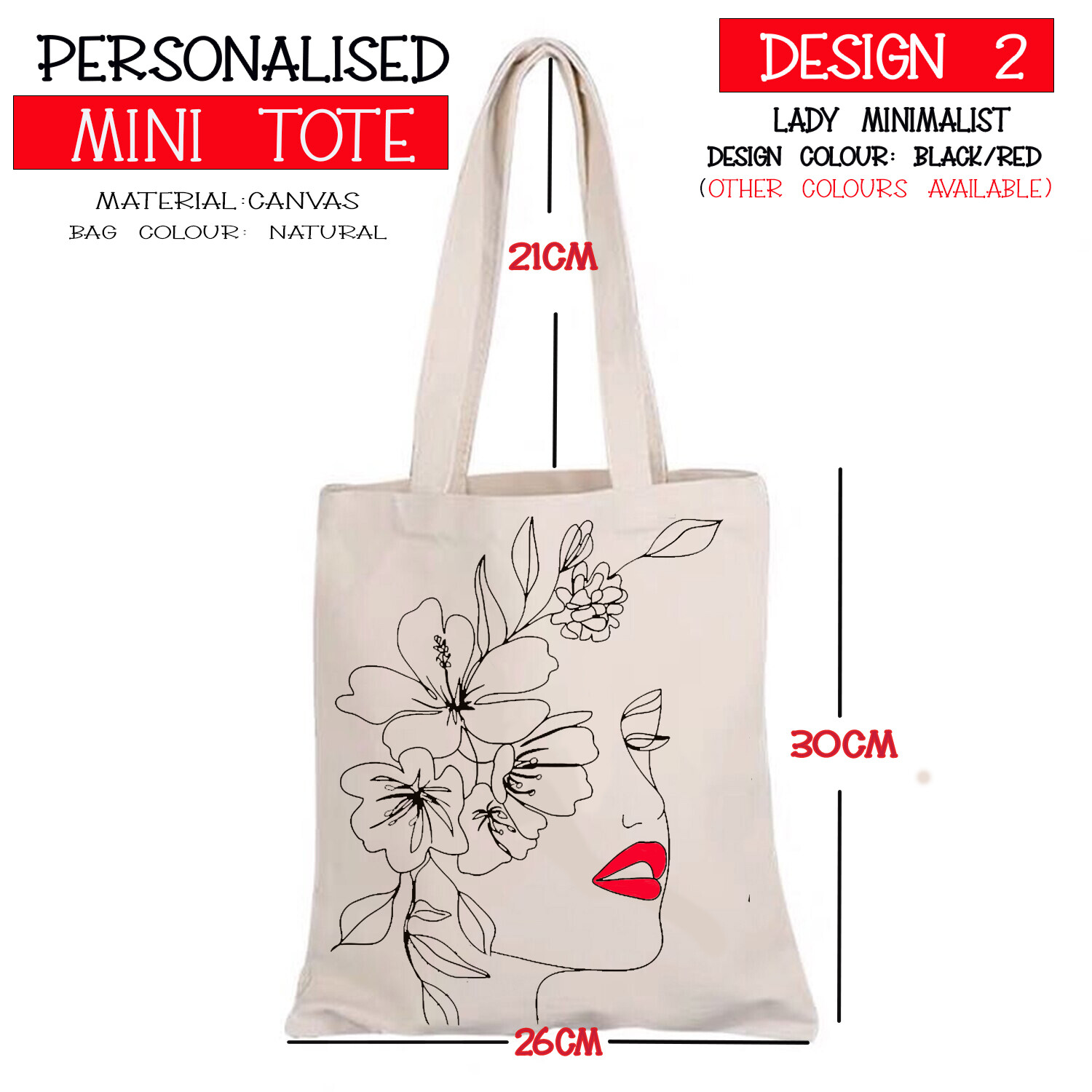 Minimalist mini tote bag sale