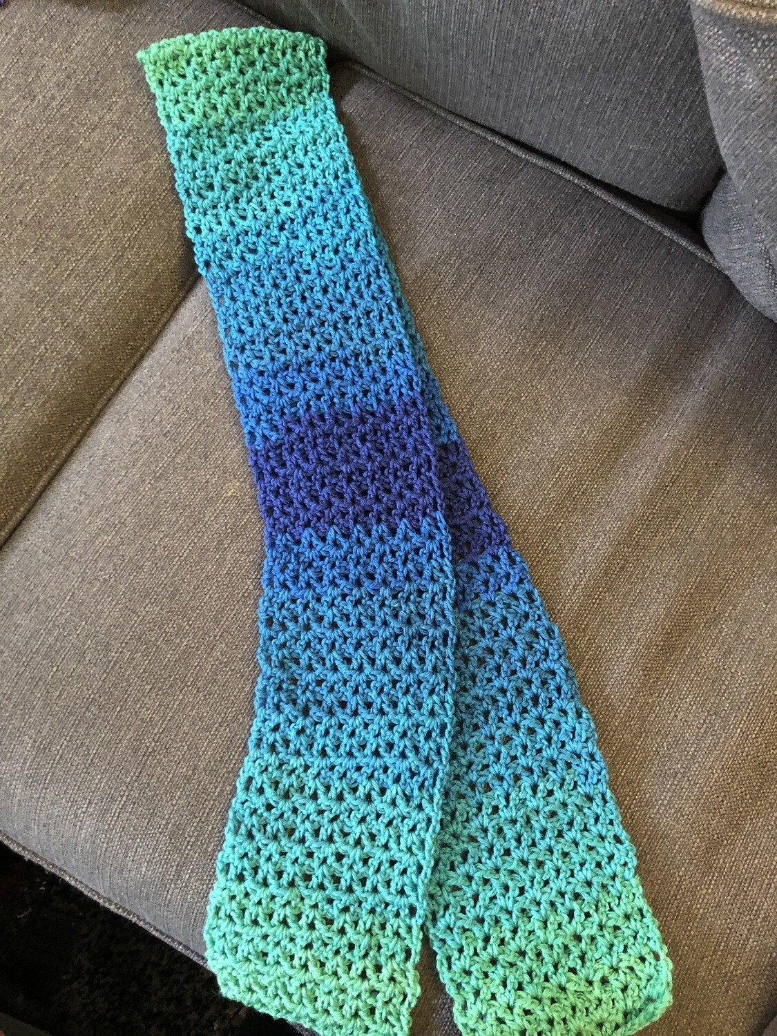 Blue Gradient Scarf