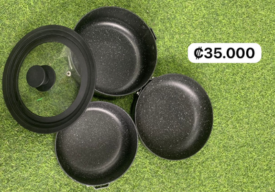 Ollas para camping.
