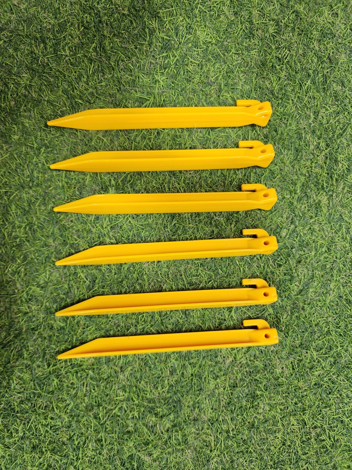 Set de 6 estacas plásticas 