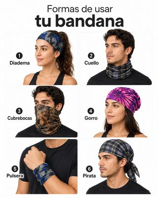 Bandanas transpirables