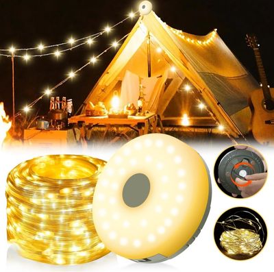 Lámpara con extensión para camping