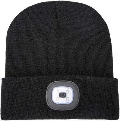 Gorro con luz recargable