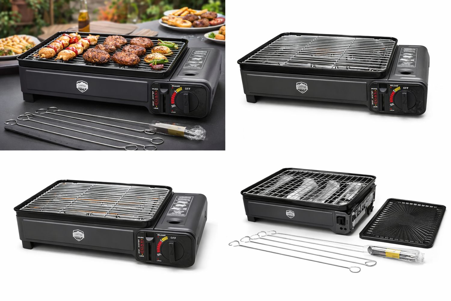 Parrilla de gas portátil Camping Club Parrilla de gas portátil Camping Club